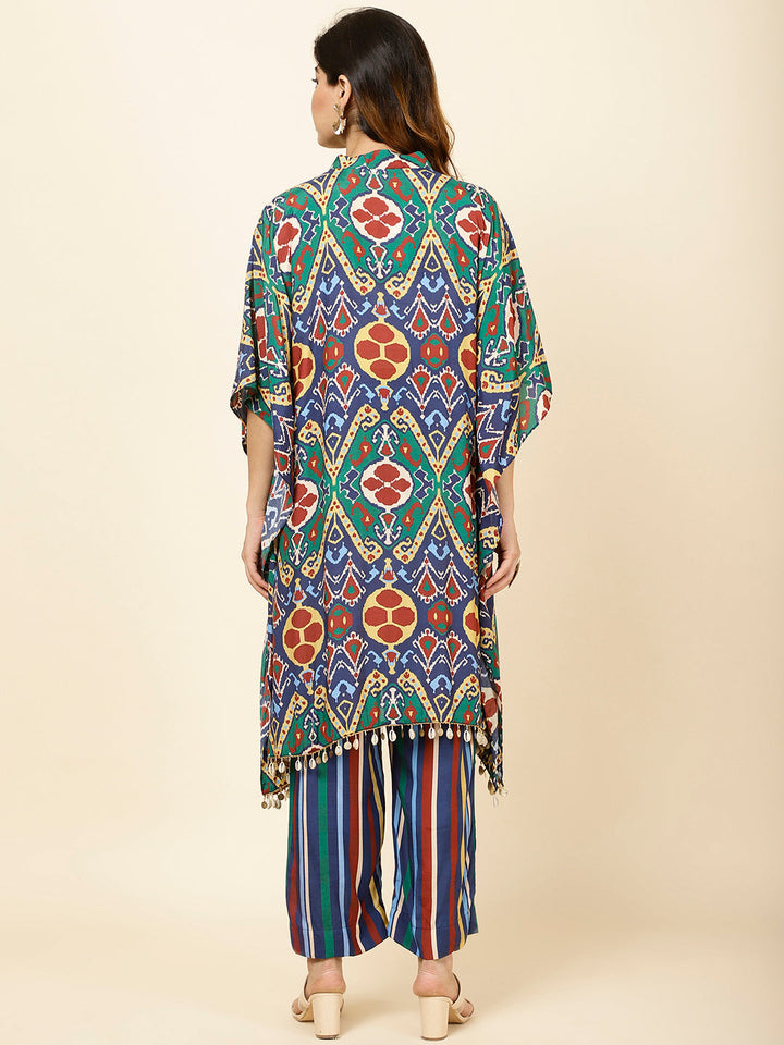 Printed Muslin Kurta With Pants
