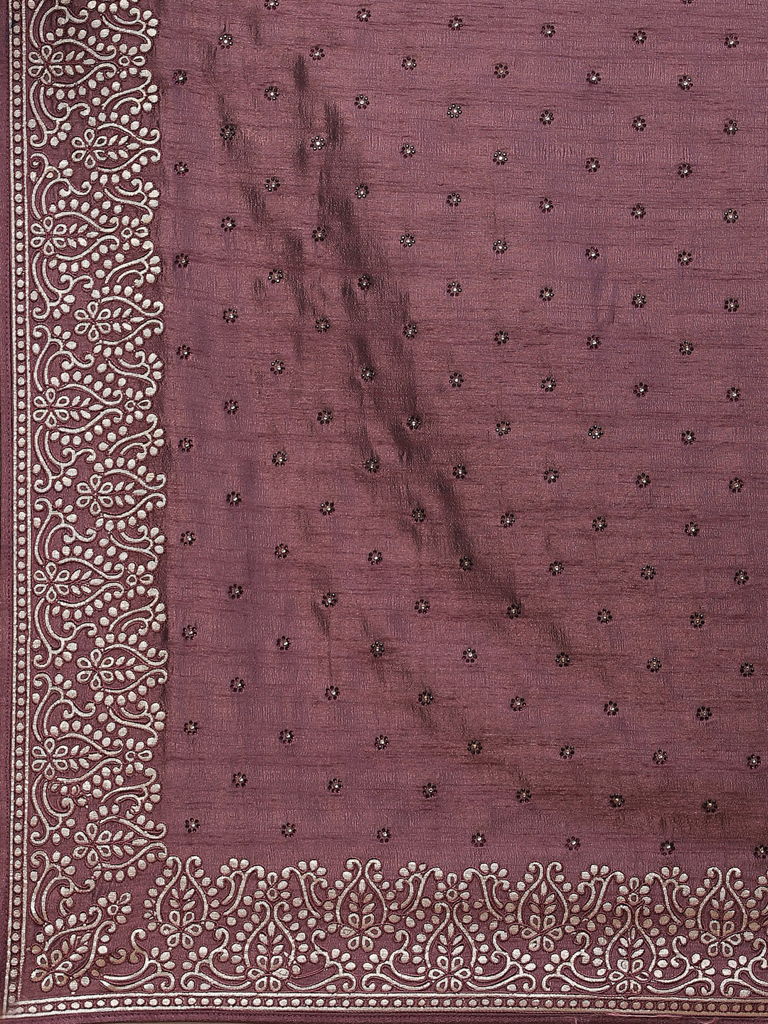 Dupion Silk Embroidery Saree