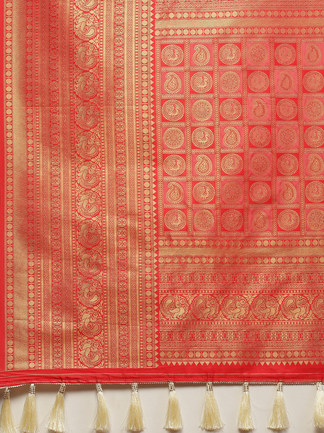 Brocade Art Handloom Woven Saree