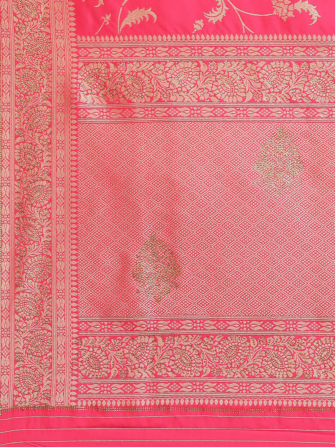 Banarasi Saree with Stone Jaal