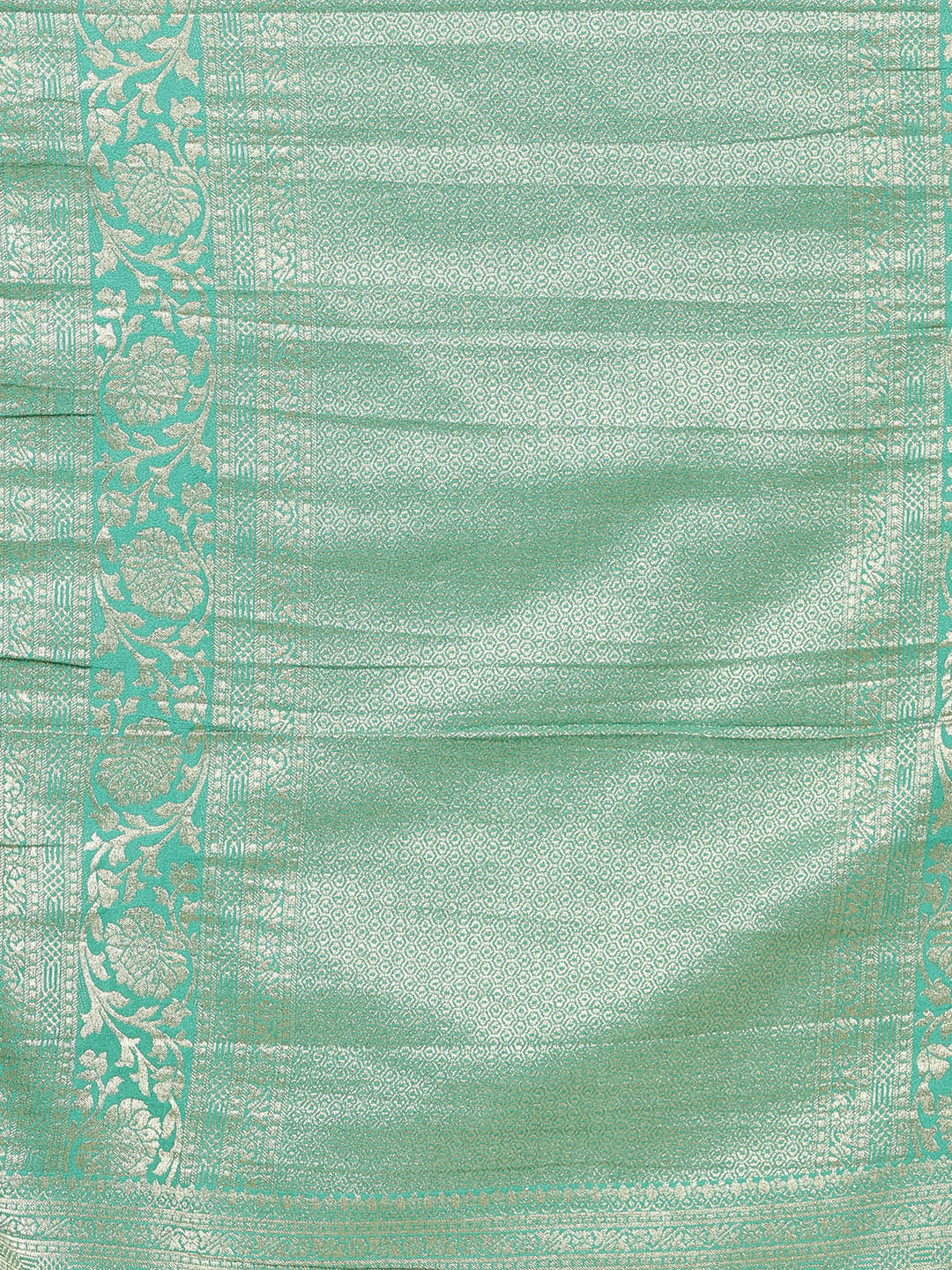 Zari Jaal Plain Georgette Saree
