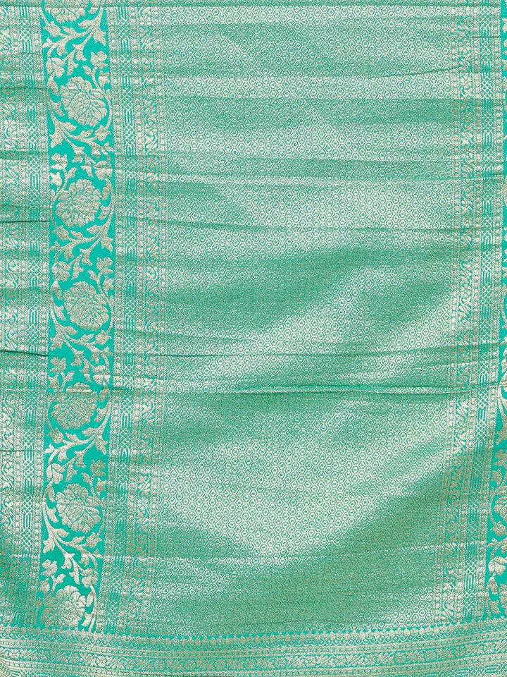 Zari Jaal Plain Georgette Saree