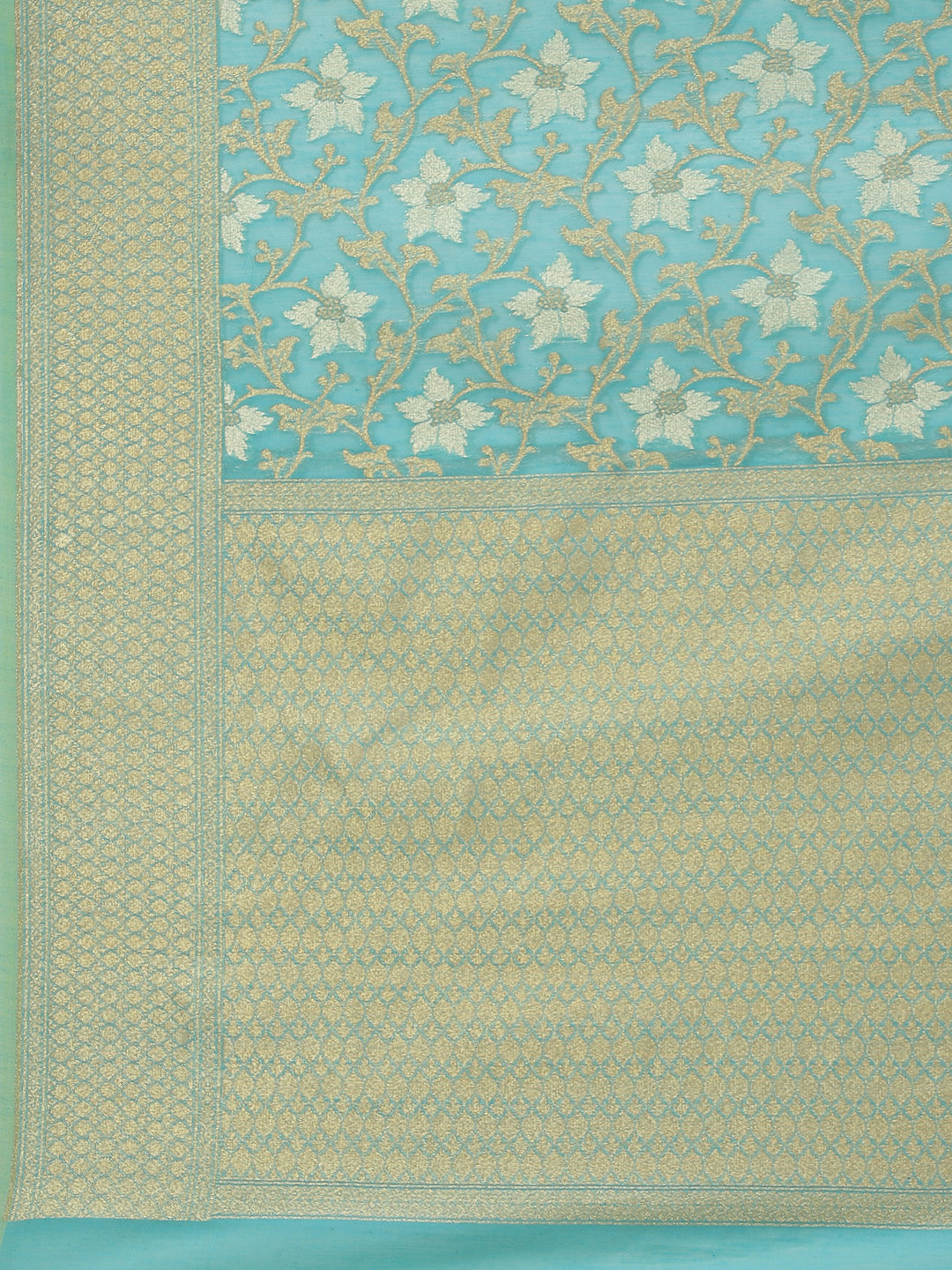 Zari Jaal Cotton Woven Saree