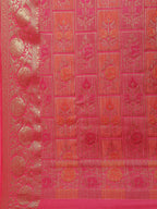 Floral Zari Jaal Handloom Woven Saree