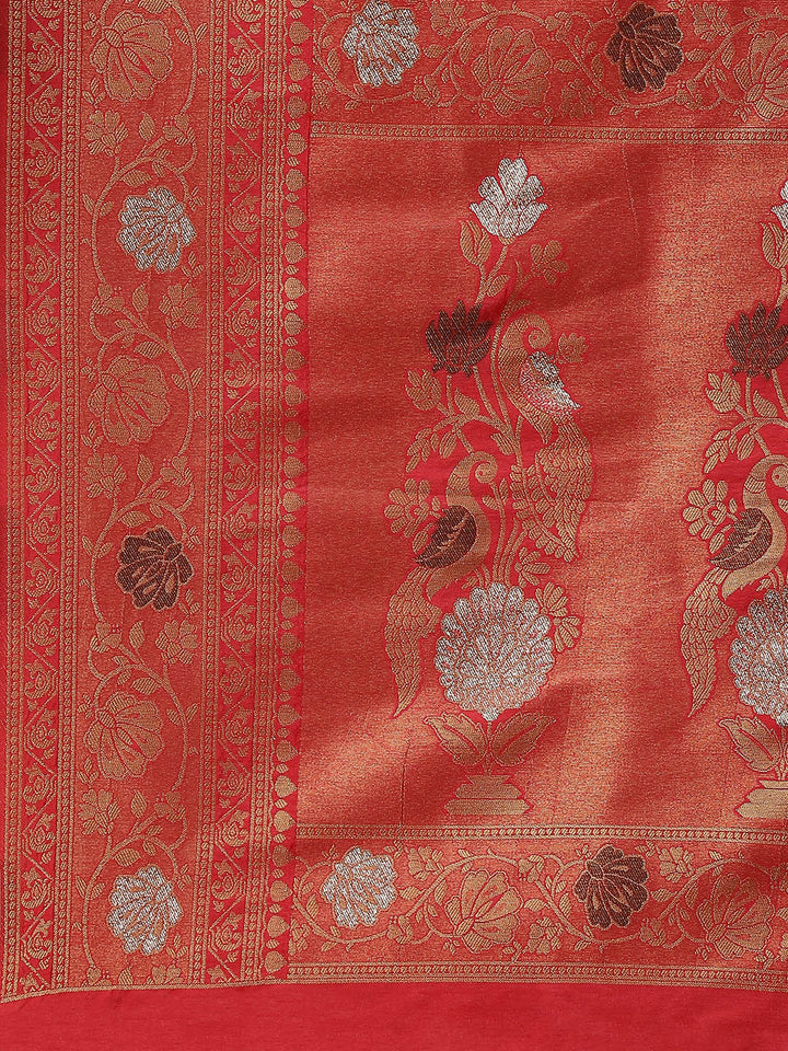 Zari Booti Handloom Woven Saree