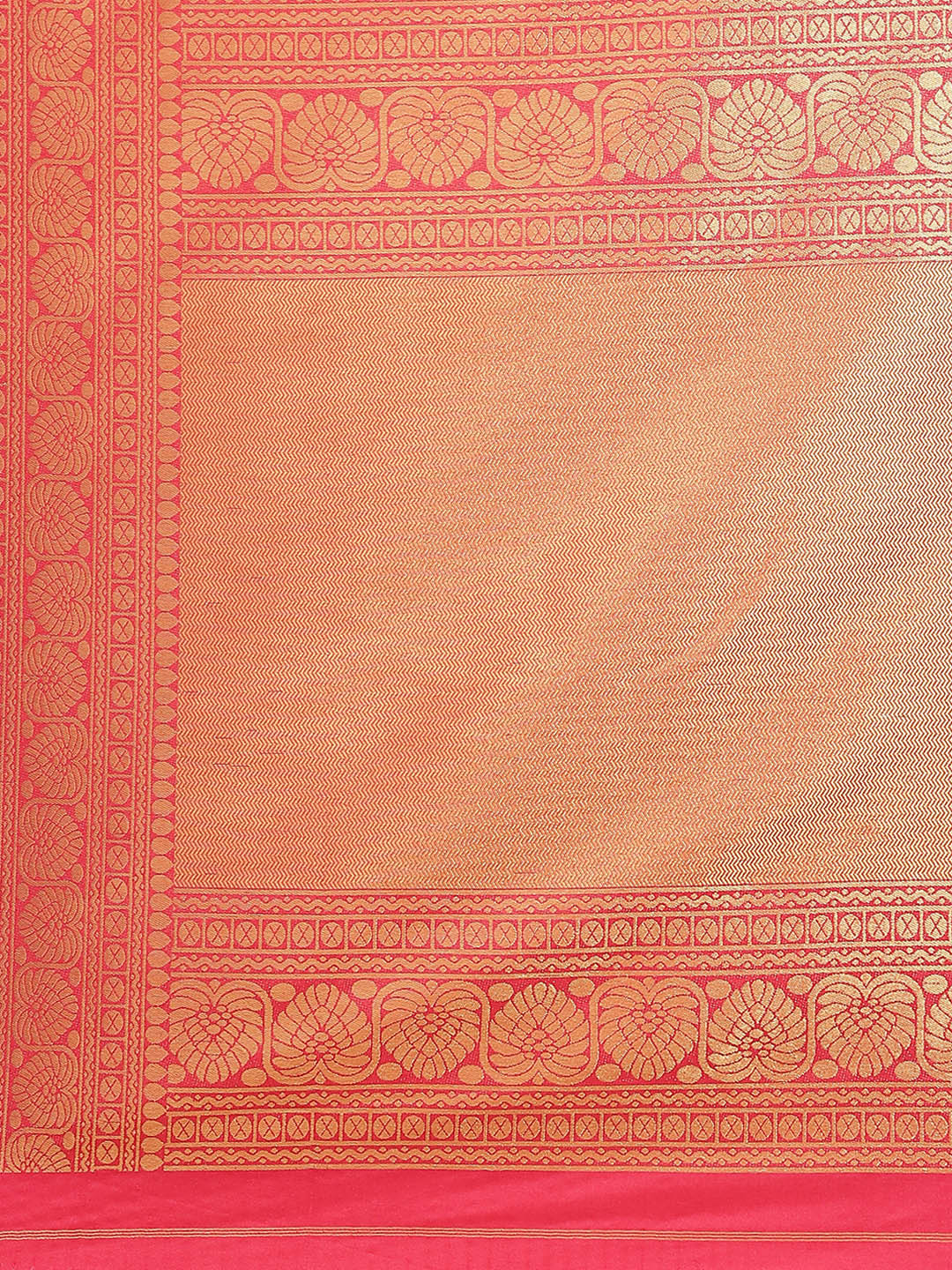 Brocade  Art Handloom Saree with Zari Border