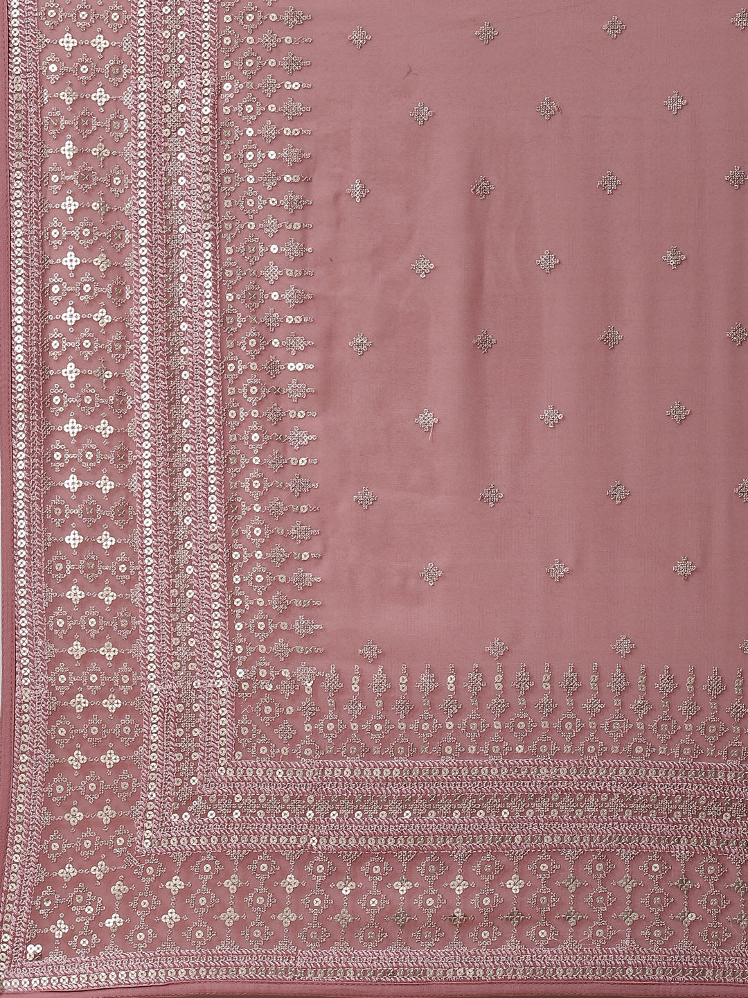 Sequin Embroidered Georgette Saree