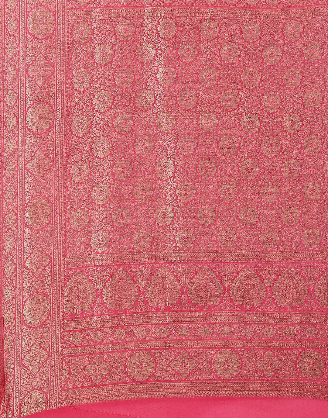 Elegant Crepe Saree With Beautiful Zari Jaal Weaves