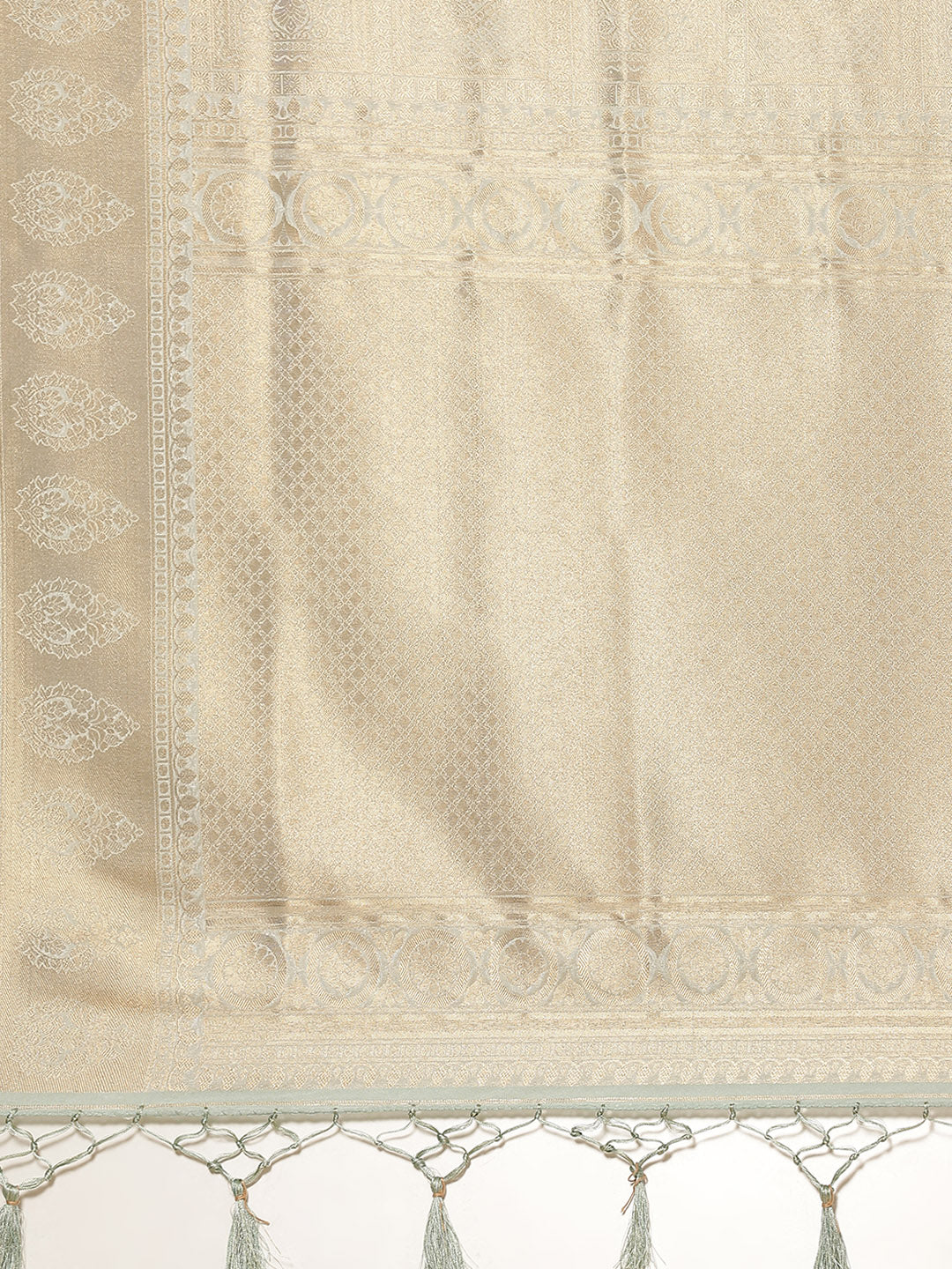 Brocade Zari Jaal Art Handloom Saree with Running blouse