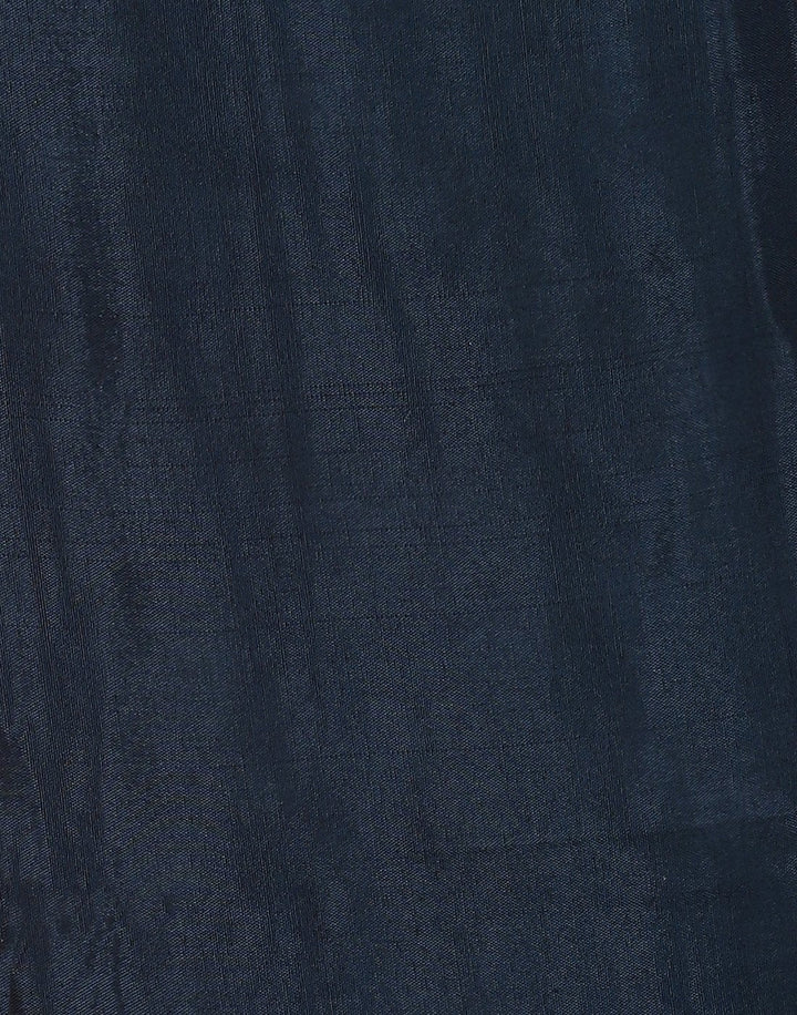 Embroidered Chanderi Suit Piece With Banarasi Dupatta
