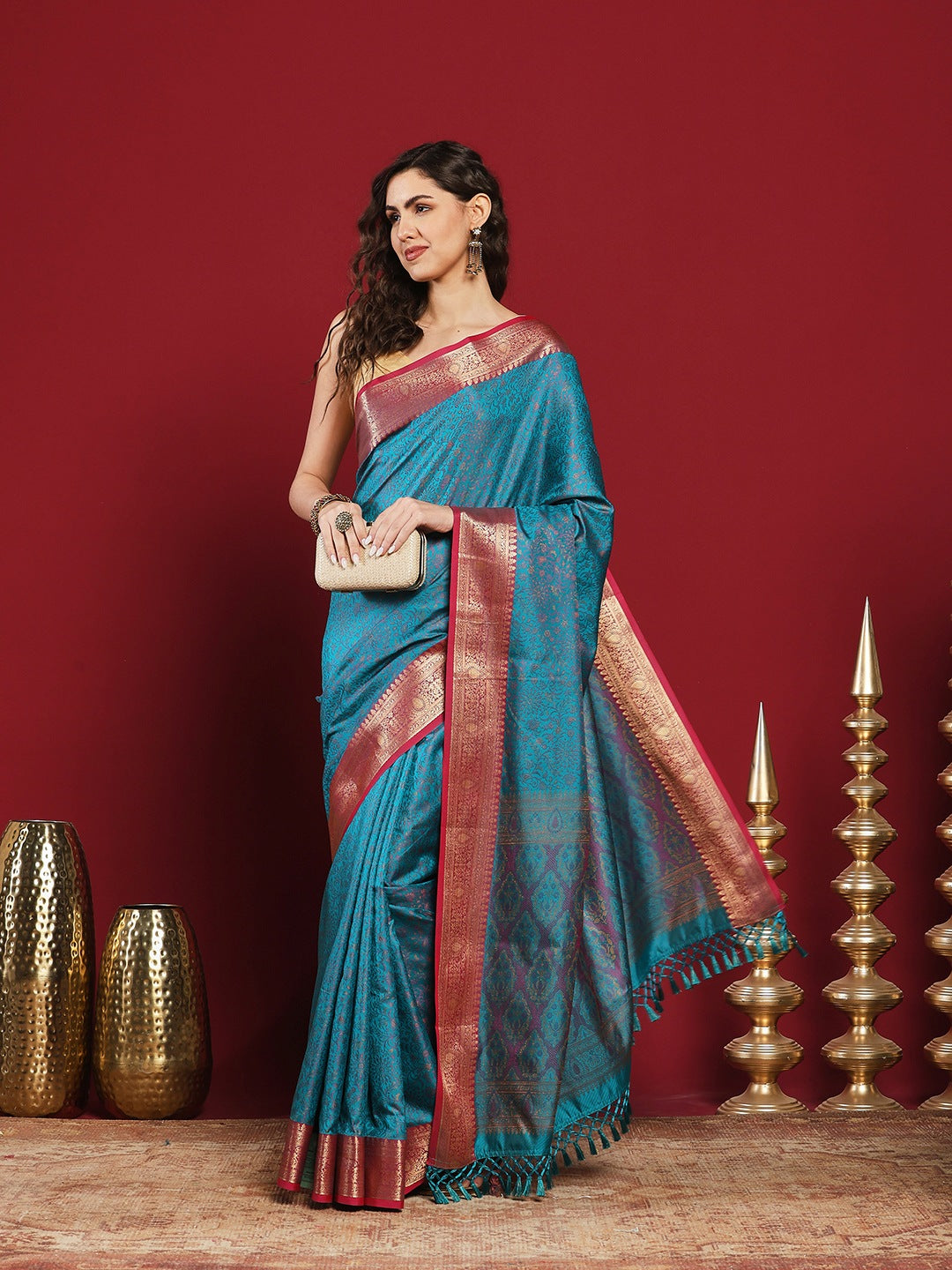 Woven Design Art Silk Saree