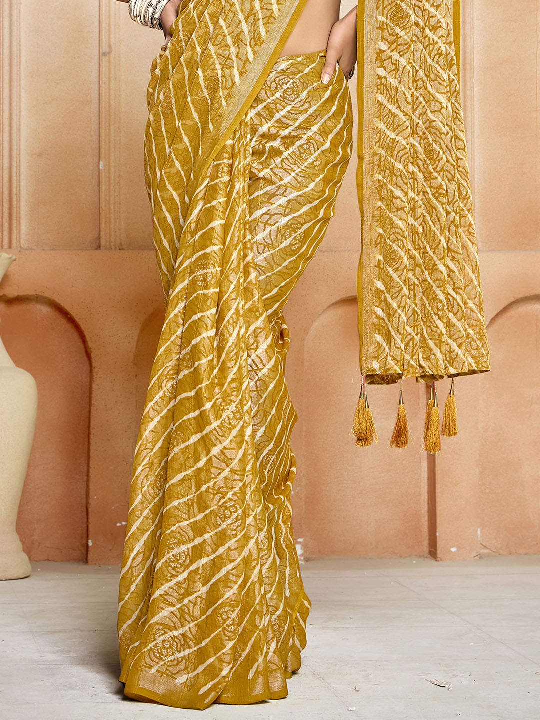 Digital Printed Chiffon Saree