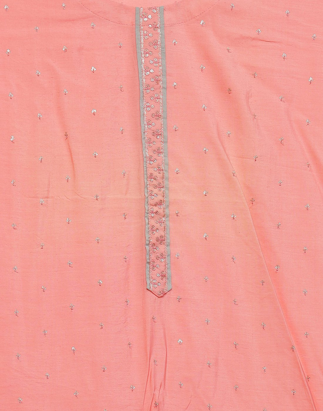 Cotton Muslin Embroidered Suit Piece