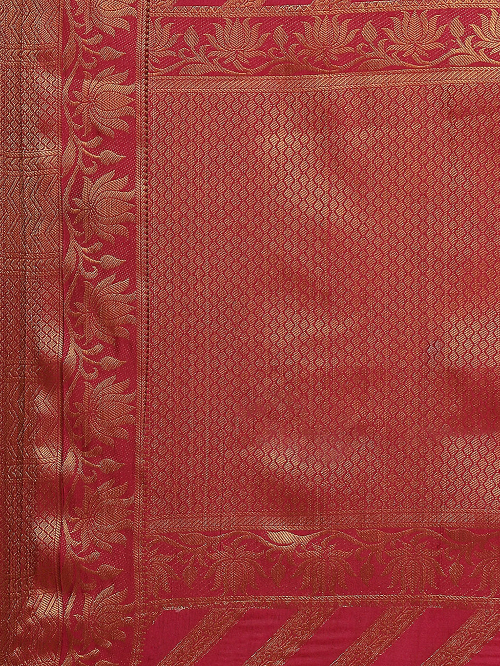 Zari Jaal Stripes Handloom Woven Saree