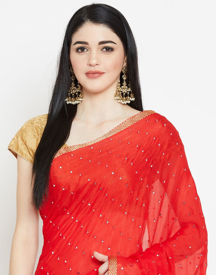 MBZ Meena Bazaar-Art Chiffon Saree