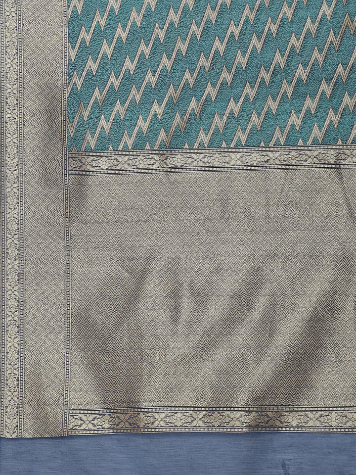 Zari Jaal Cotton Woven Saree