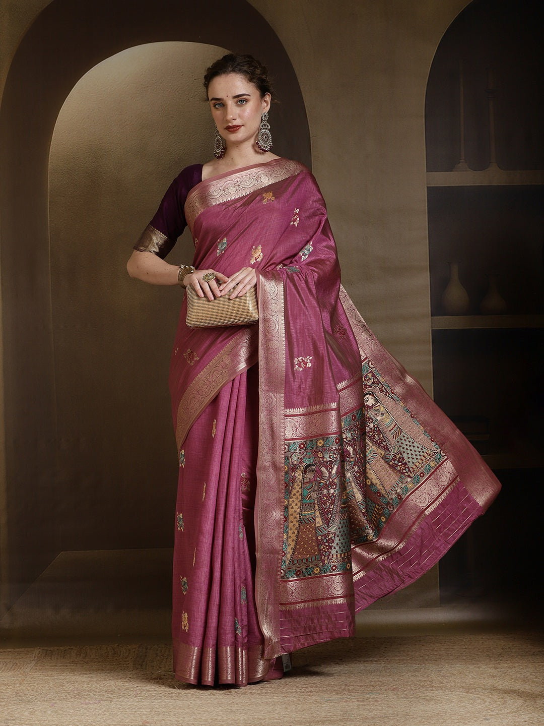 Woven Design Art Silk Saree