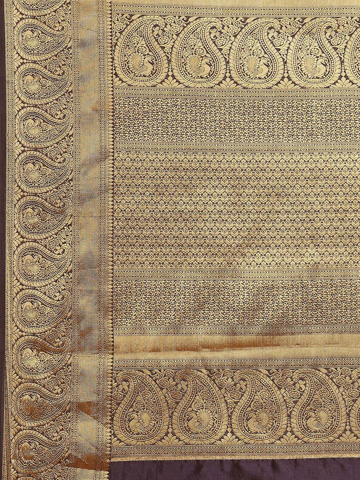 Zari Border Booti Art Handloom Woven Saree