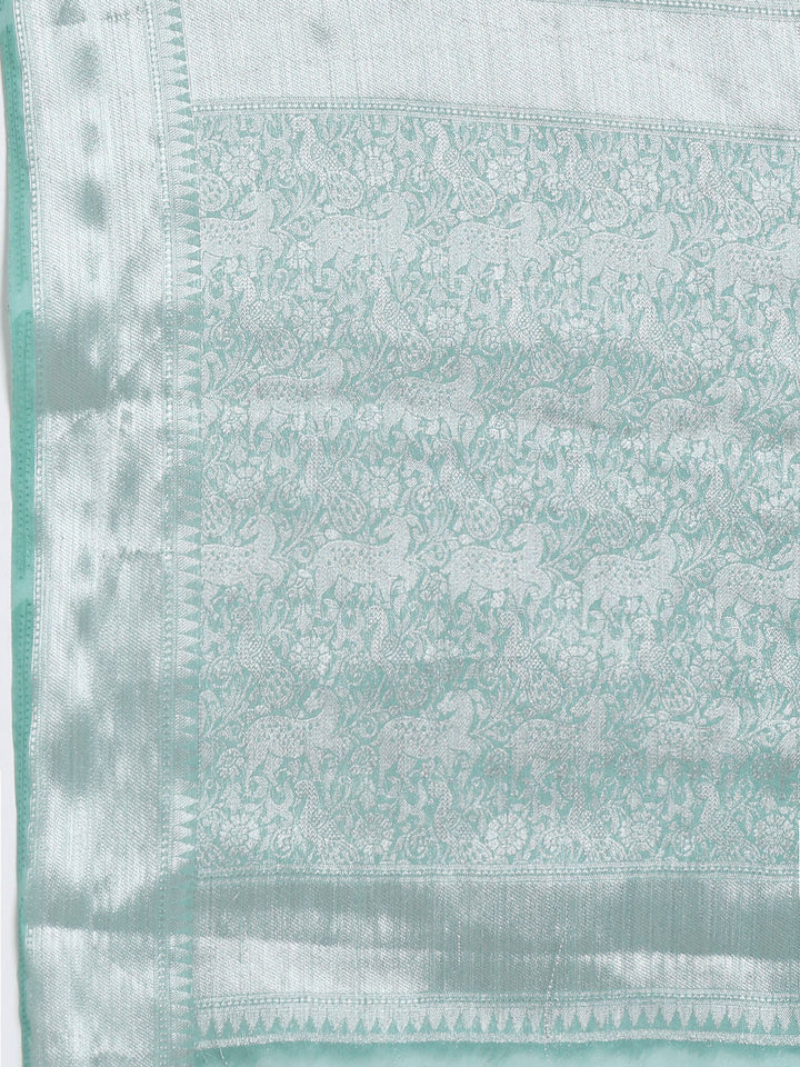 Zari Jaal Georgette Woven Saree