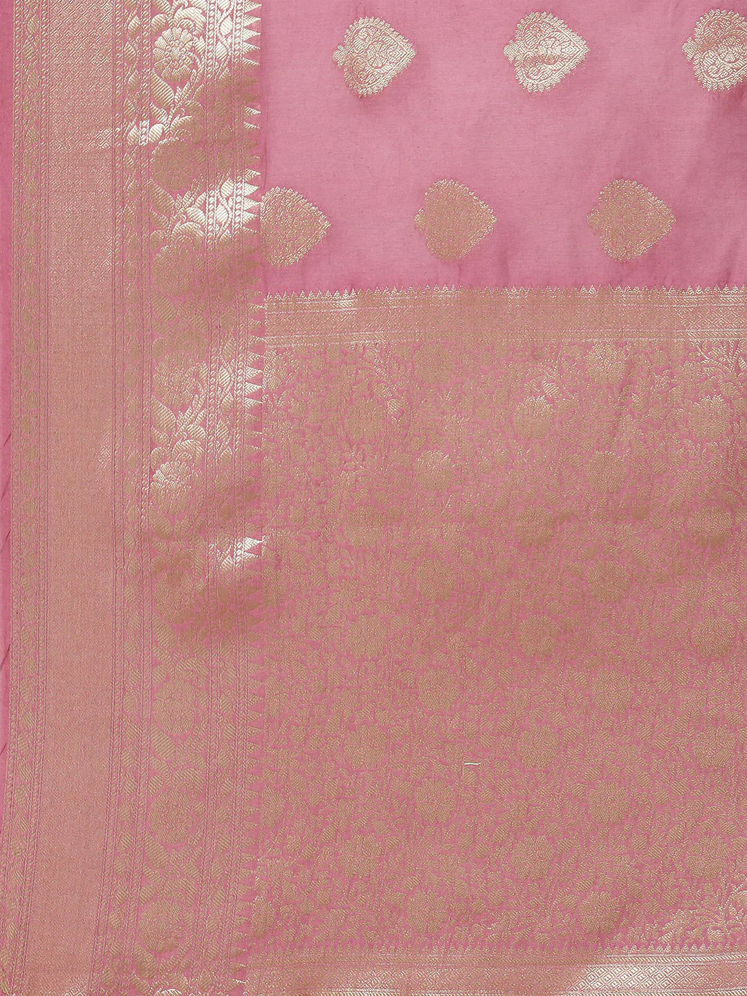 Zari Booti Cotton Woven Saree