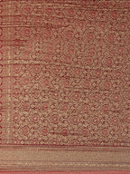 Floral Zari Jaal Georgette Woven Saree