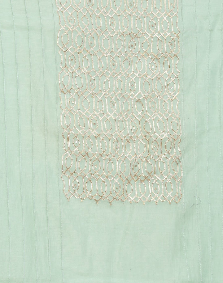 Chanderi Embroidered Suit Piece