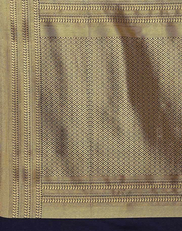Zari Border Booti Art Handloom Woven Saree