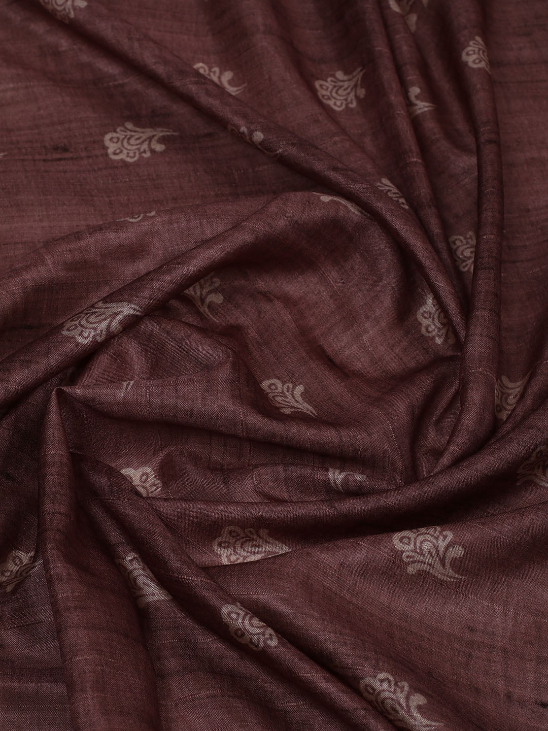 Printed Tussar Saree