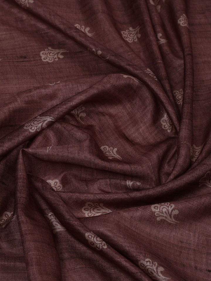 Printed Tussar Saree