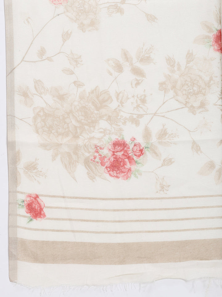 Maheshwari Printed Dola Cotton Saree