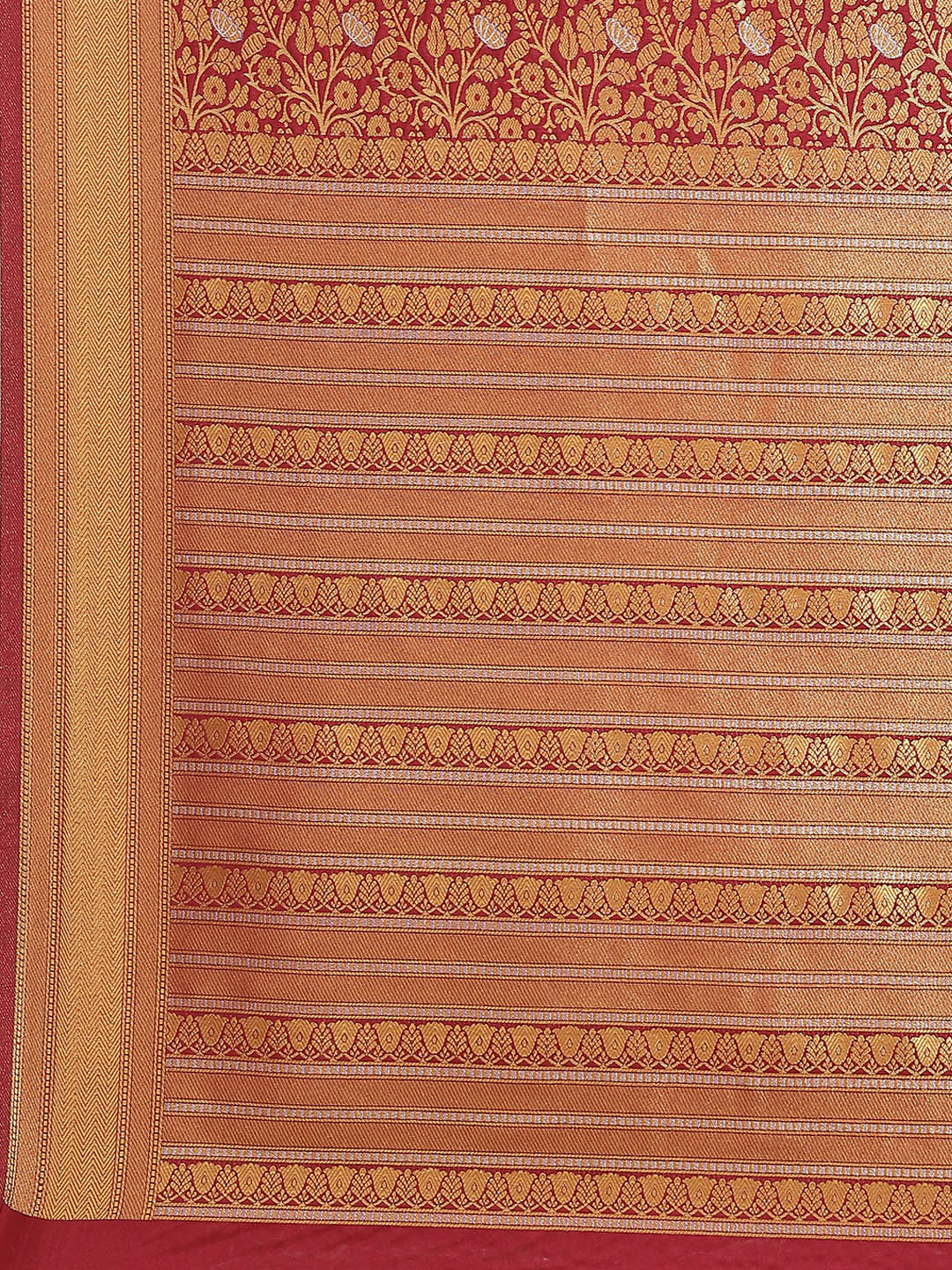 Art Handloom Saree with Brocade Zari Jaal