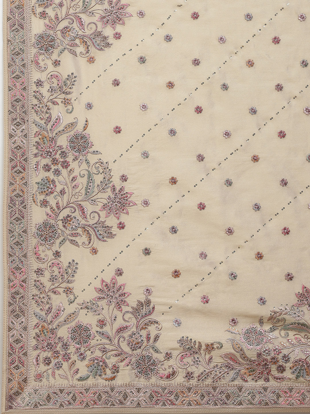 Resham Jaal Embroidery Banarsi Saree