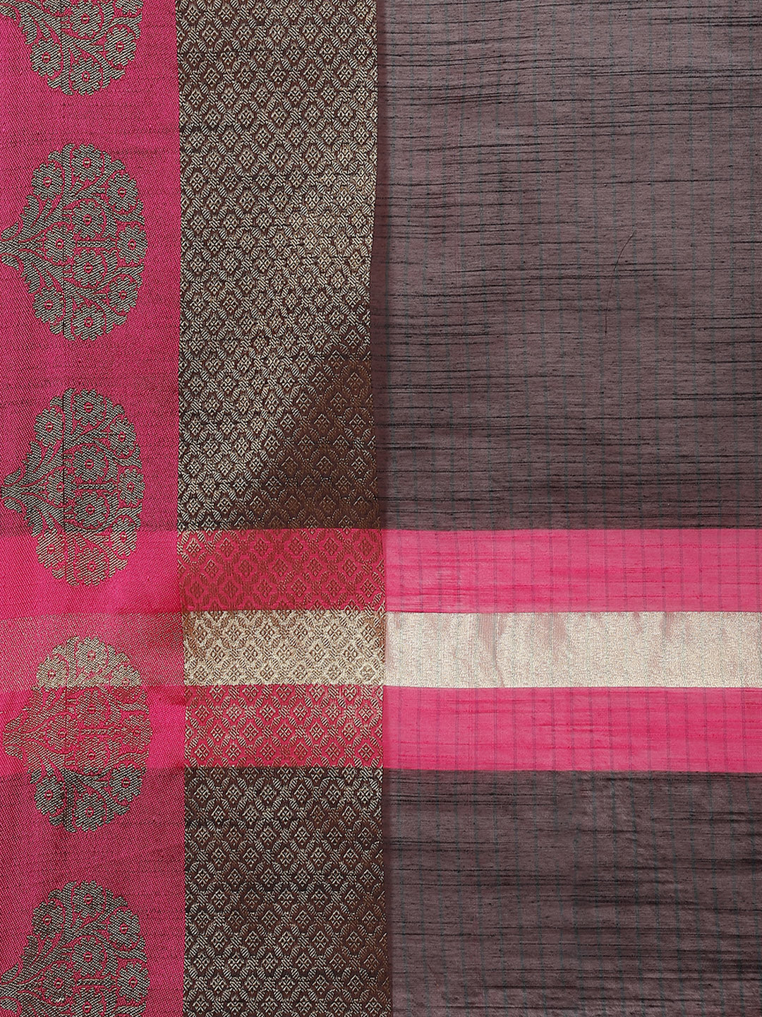 Zari Border Cotton Woven Saree