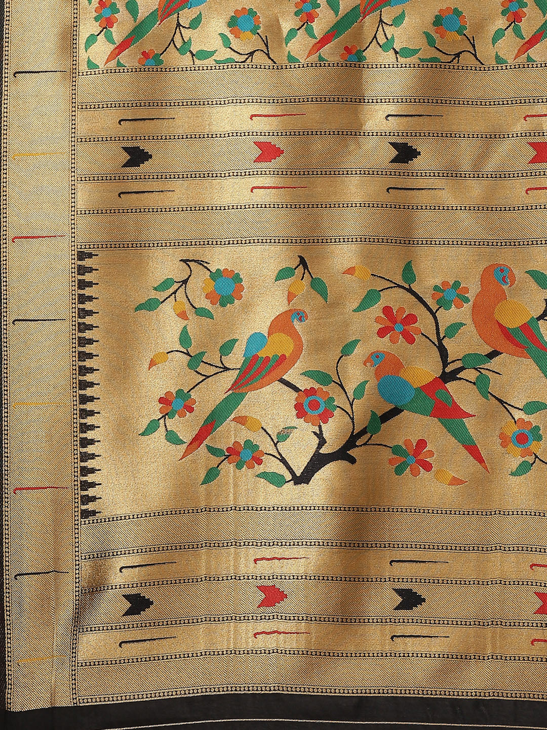 Zari Booti Art Handloom Woven Saree