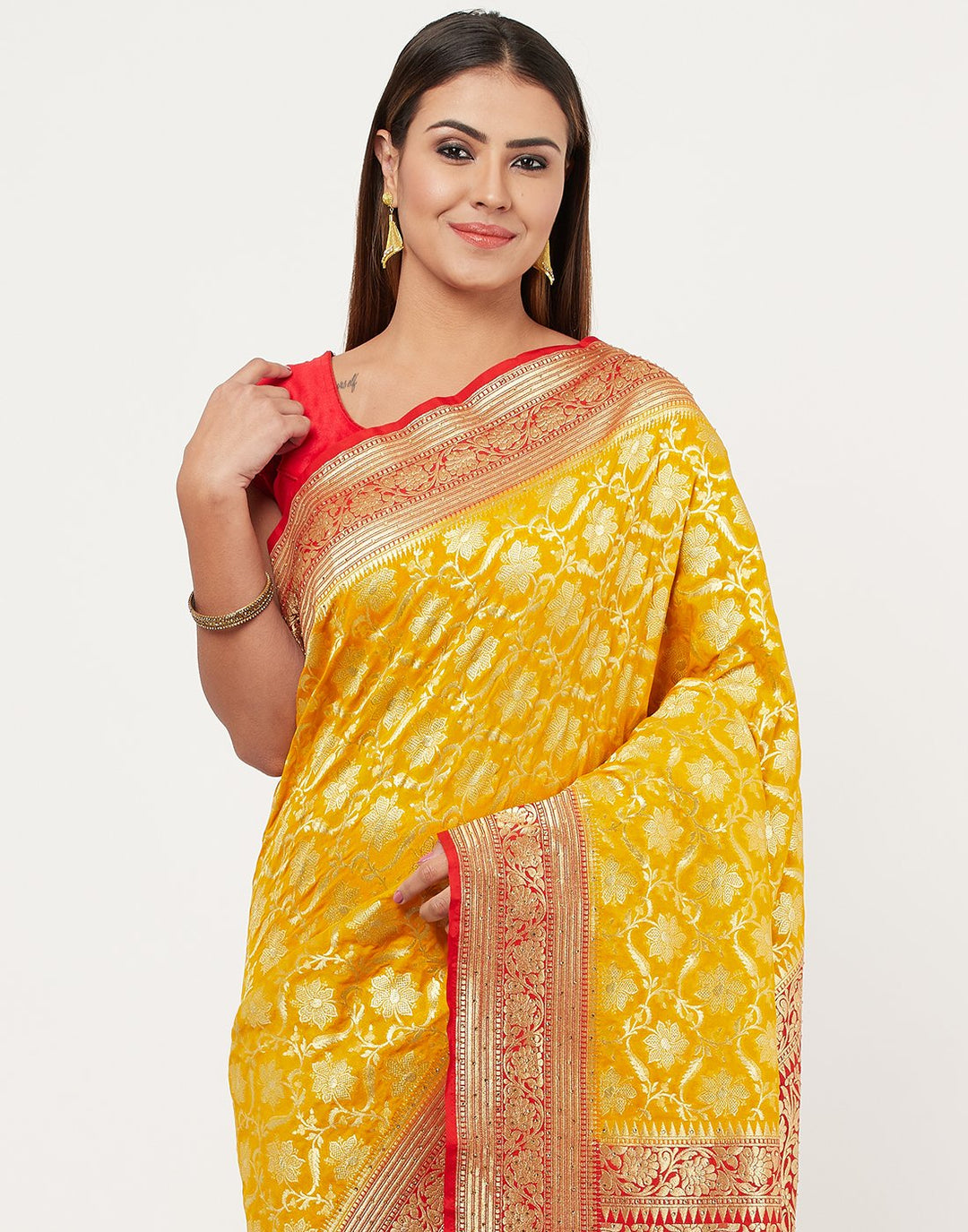 MBZ Meena Bazaar-Banarasi Woven Saree