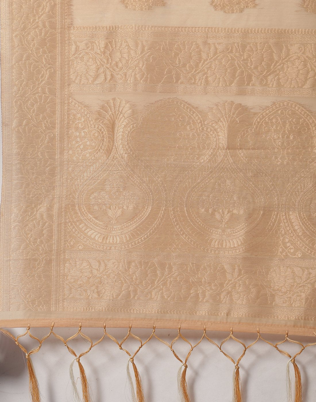 Printed Cotton Linen Saree