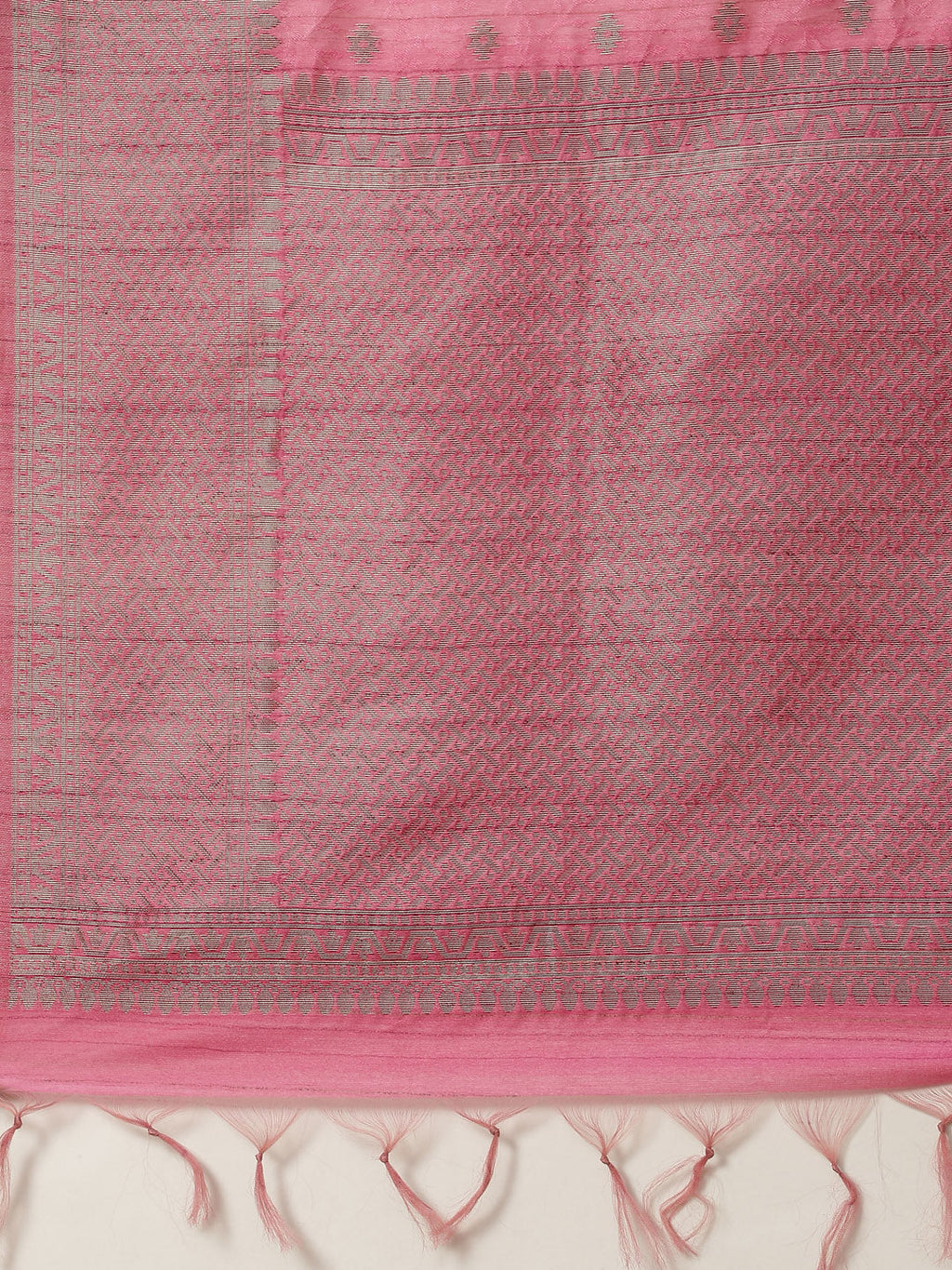 Zari Booti Tussar Woven Saree