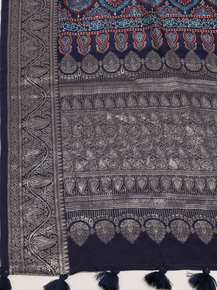 Printed Art Silk Saree