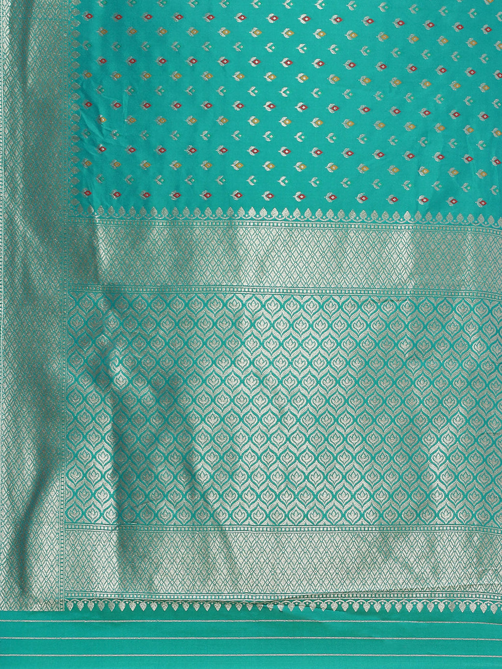 Zari Booti Woven Art Silk Banarsi Saree