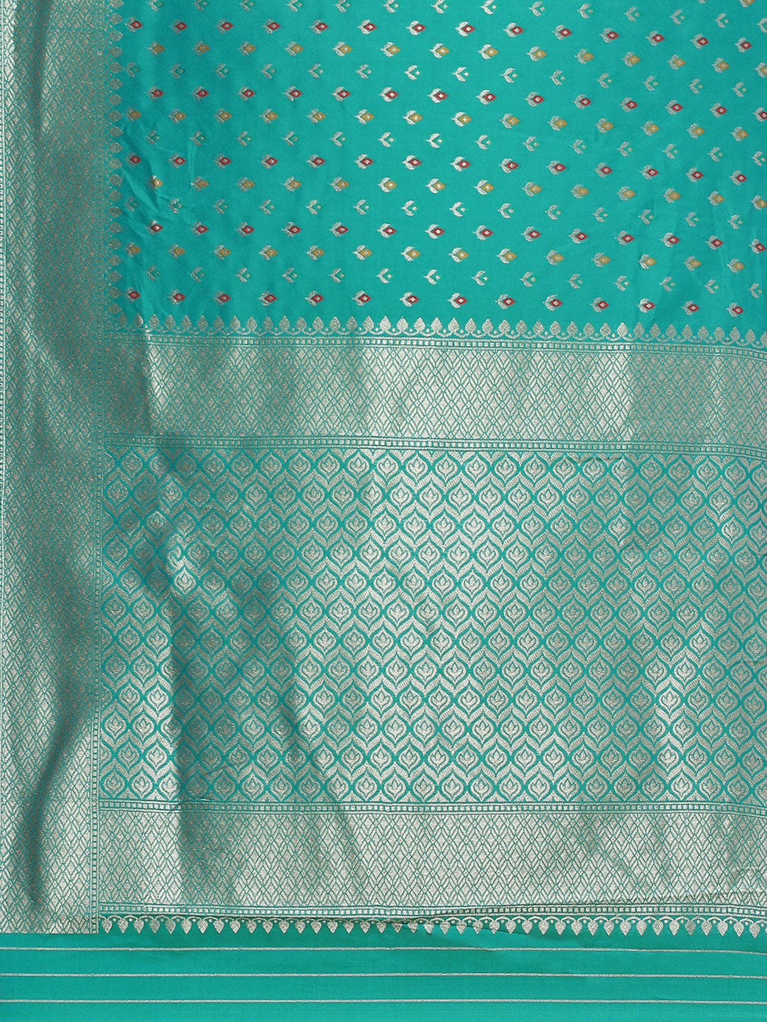 Zari Booti Woven Art Silk Banarsi Saree