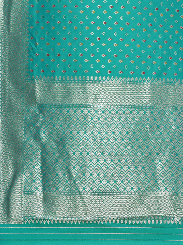 Zari Booti Woven Art Silk Banarsi Saree