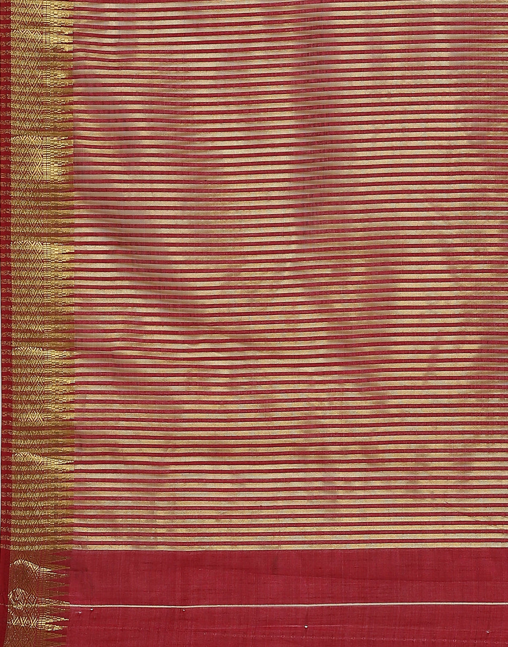 Zari Border Art Handloom Woven Saree