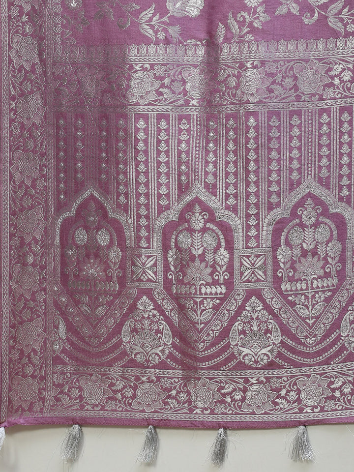 Zari Jaal Handloom Woven Saree