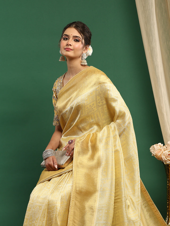 Embroidered Banarasi Saree