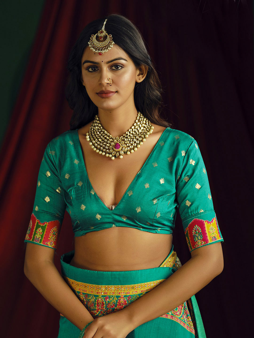 Plain Art Silk Saree