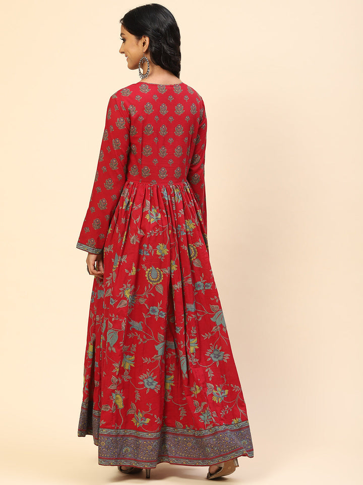 Printed Cotton Anarkali Kurta