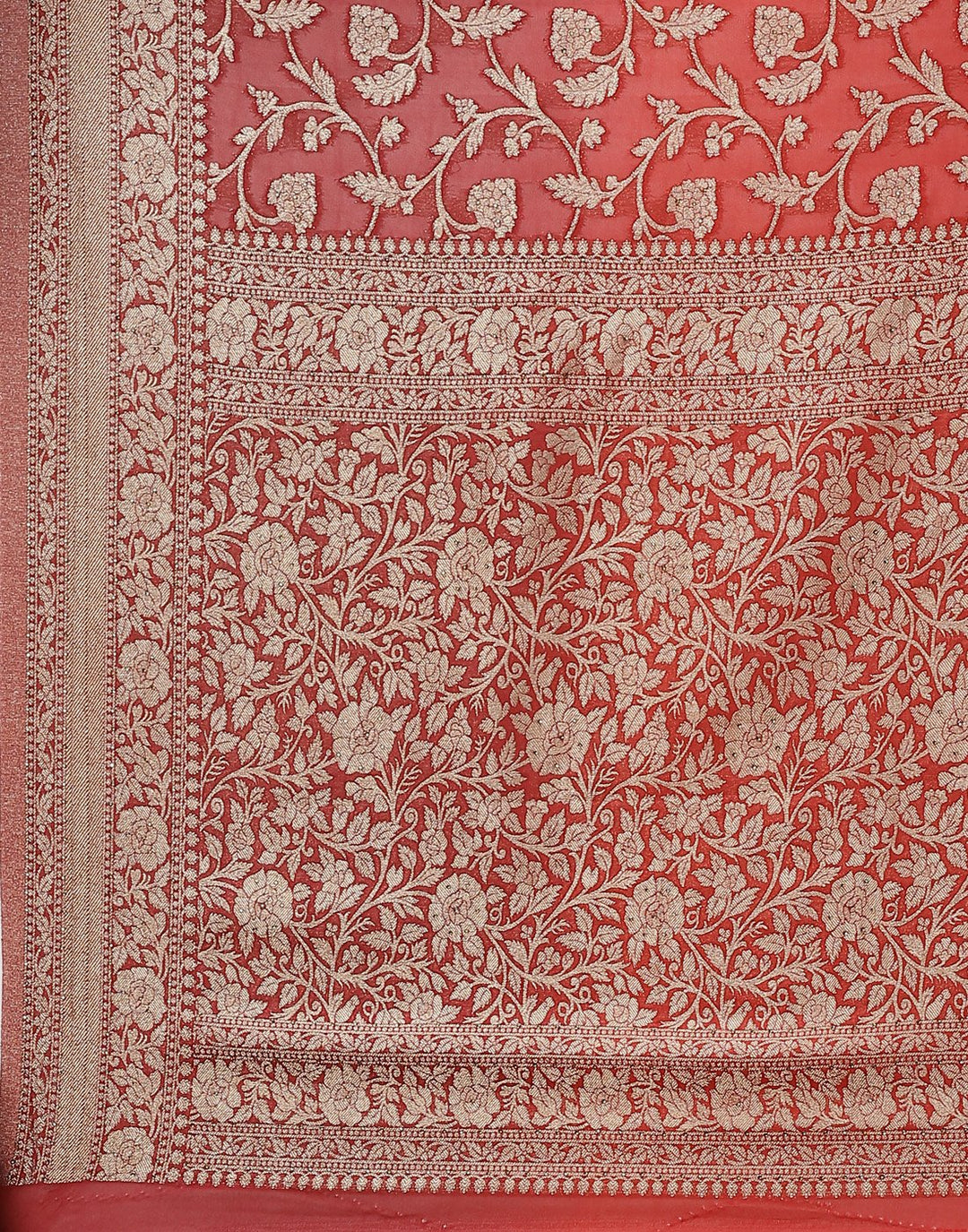 Zai Jaal Art Chiffon Saree