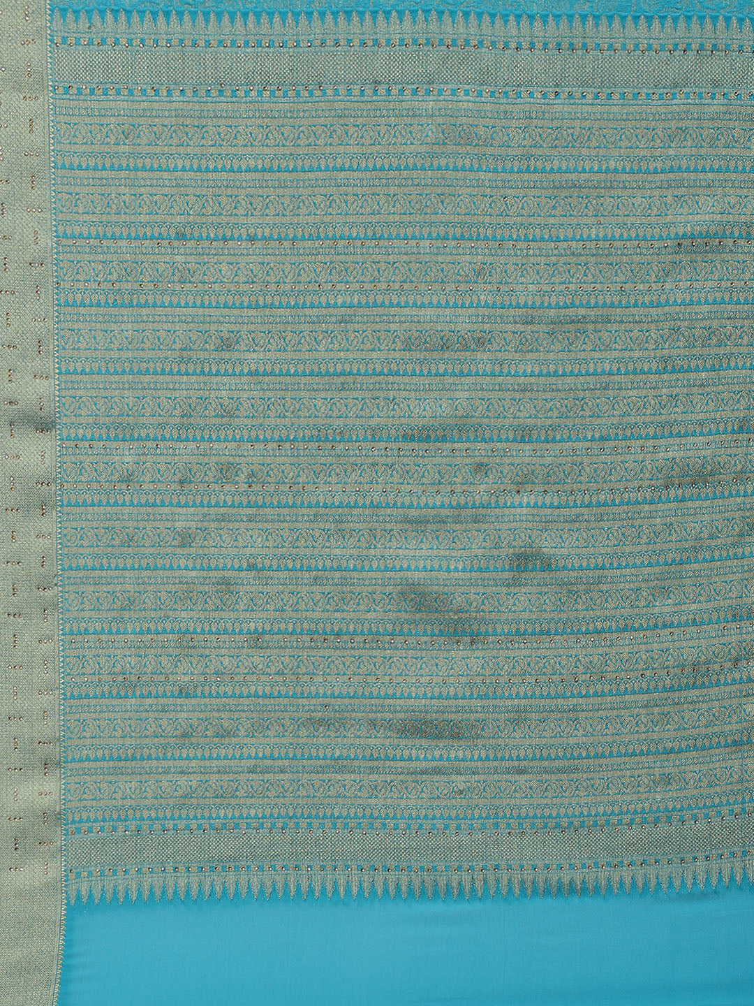 Light Brocade Georgette Plain Saree