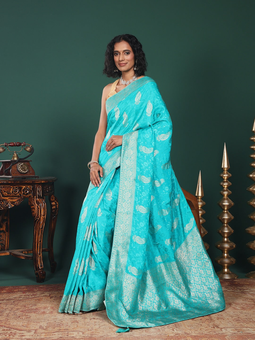Woven Design Dola Silk Saree