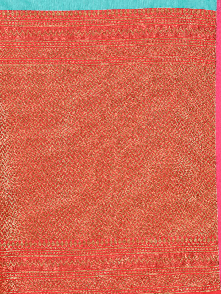 Zari Border Woven Cotton Saree